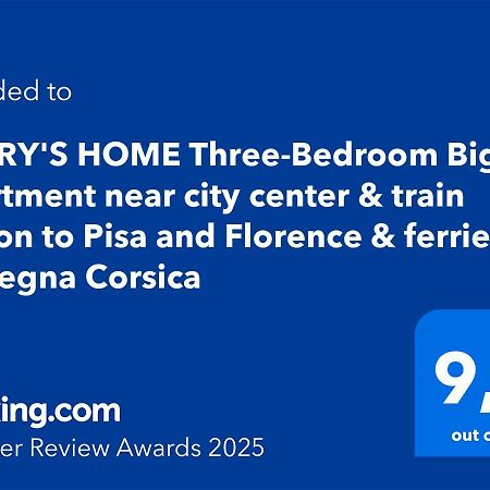 Gabry'S Home Three-Bedroom Big Apartment Near City Center & Train Station To Pisa And Florence & Ferries To Sardegna Corsica Λιβόρνο Εξωτερικό φωτογραφία