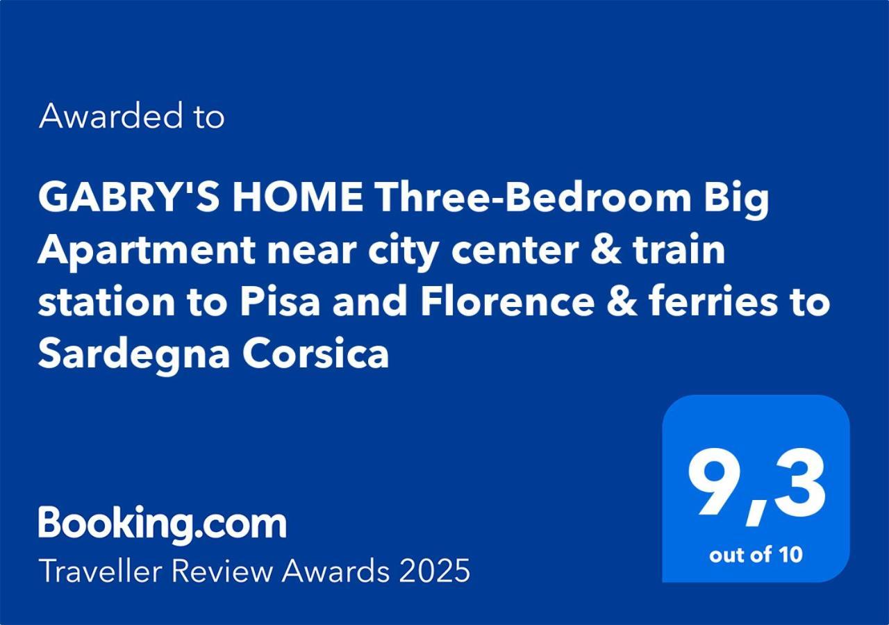 Gabry'S Home Three-Bedroom Big Apartment Near City Center & Train Station To Pisa And Florence & Ferries To Sardegna Corsica Λιβόρνο Εξωτερικό φωτογραφία